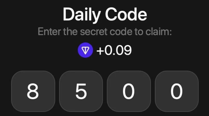 TonHash Daily Secret Code 11 June 2025